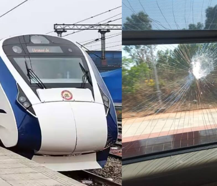 Stones pelted on Vande Bharat train | ಮೋಹನ್ಭಾ ಗವತ್‌ ಪ್ರಯಾಣಿಸುತ್ತಿದ್ದ ವಂದೇ ಭಾರತ್‌ ರೈಲಿನ ಮೇಲೆ ಕಲ್ಲು ತೂರಾಟ | Speed News Kannada