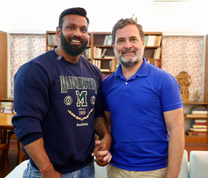 Mohammed Deepak met Rahul Gandhi | ರಾಹುಲ್ ಗಾಂಧಿ ಭೇಟಿಯಾದ ದೀಪಕ್ ಕುಮಾರ್ @ ಮಹಮ್ಮದ್ ದೀಪಕ್ ಯಾರಿವರು | Speed News Kannada