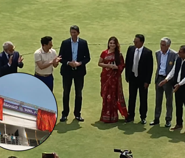 Pavilion block of Hubballi KSCA stadium | ಹುಬ್ಬಳ್ಳಿ KSCA ಕ್ರೀಡಾಂಗಣದ ಪೆವಿಲಿಯನ್ ಬ್ಲಾಕ್‌ ಗೆ ಸುನೀಲ್ ಜೋಶಿ ಹೆಸರು ನಾಮಕರಣ | Speed News Kannada