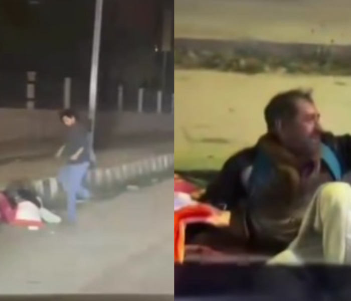 The wicked son who threw his father out of the car | ತಂದೆಯನ್ನು ಕಾರಿನಿಂದ ಹೊರದಬ್ಬಿ ನಡುರಸ್ತೆಯಲ್ಲೇ ಬಿಟ್ಟು ಹೋದ ಪಾಪಿ ಮಗ | Speed News Kannada