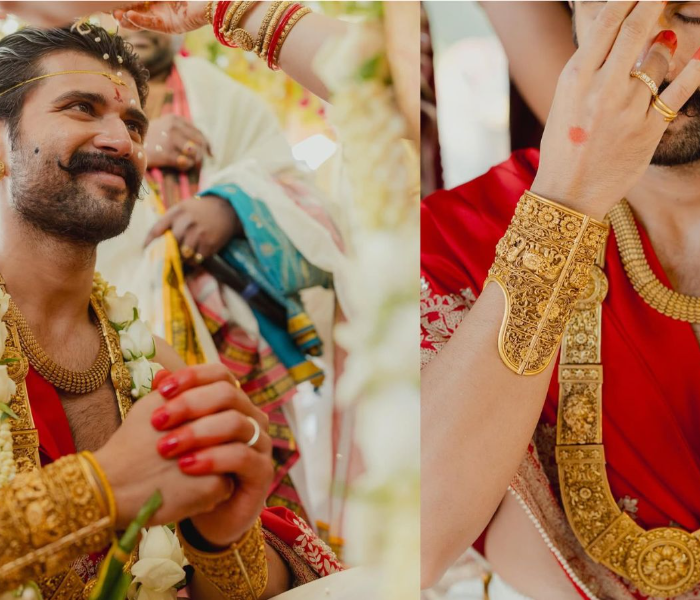 What is the speciality of the gold jewellery worn by Vijay Deverakonda at his wedding | ವಿಜಯ್ ದೇವರಕೊಂಡ ಮದುವೆಯಲ್ಲಿ ಧರಿಸಿದ್ದ ಚಿನ್ನದ ಆಭರಣಗಳು ಯಾವುವು ವಿಶೇಷತೆಯೇನು | Speed News Kannada
