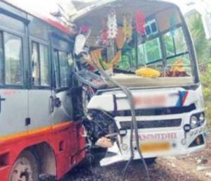 KSRTC bus, private Bus Accident | ಕೆಎಸ್‌ಆರ್‌ಟಿಸಿ ಬಸ್‌ ಖಾಸಗಿ ಬಸ್‌ ಡಿಕ್ಕಿ 20ಕ್ಕೂ ಹೆಚ್ಚು ಮಂದಿಗೆ ಗಾಯ | Speed News Kannada