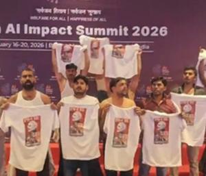 Congress half naked protest at AI conference | ಎಐ ಸಮ್ಮೇಳನದಲ್ಲಿ ಕಾಂಗ್ರೆಸ್‌ ಅರೆಬೆತ್ತಲೆ ಪ್ರತಿಭಟನೆ ವ್ಯಾಪಕ ಖಂಡನೆ | Speed News Kannada