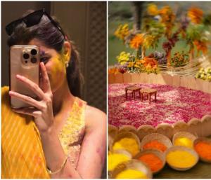 Rashmika Vijays wedding celebration in Udaipur | ಉದಯಪುರದಲ್ಲಿ ರಶ್ಮಿಕಾ ವಿಜಯ್ ಮದುವೆ ಮಹಾಸಂಭ್ರಮ ಹಳದಿ ಶಾಸ್ತ್ರದ ಫೋಟೋ ಹಂಚಿಕೊಂಡ ನಟಿ ಆಶಿಕಾ ರಂಗನಾಥ್ | Speed News Kannada