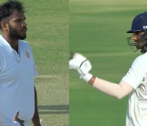 A verbal spat between the players | ಒಳ್ಳೆ ಸ್ಪಿನ್ನರ್‌ನಂತೆ ಬೌಲಿಂಗ್ ಮಾಡ್ತಿದ್ದೀಯ. ಆಟಗಾರರ ನಡುವೆ ಮಾತಿನ ಚಕಮಕಿ | Speed News Kannada