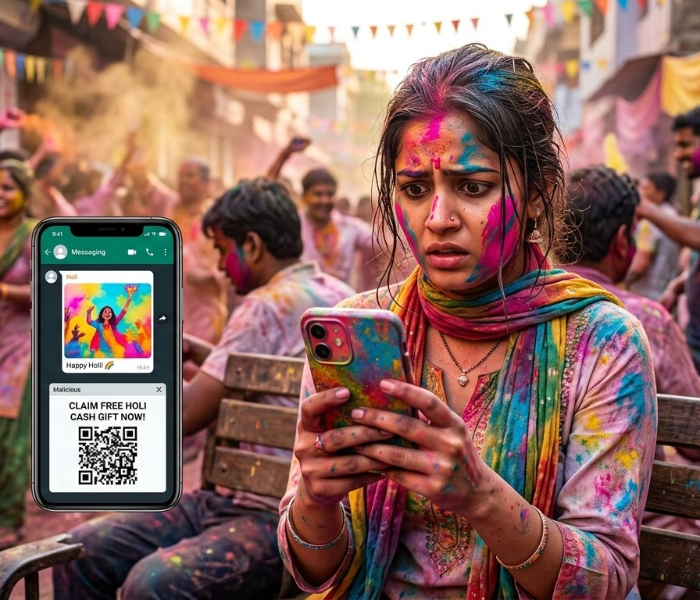 Scam Alert | ಹೋಳಿ ಹಬ್ಬದ ಹೆಸರಲ್ಲಿ ಬರ್ತಿದೆ ನಕಲಿ ಲಿಂಕ್ ಕ್ಲಿಕ್ ಮಾಡಿದ್ರೆ ನಿಮ್ಮ ಬ್ಯಾಂಕ್‌ ಖಾತೆ ಖಾಲಿ | Speed News Kannada