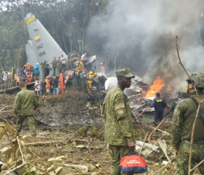 Colombian fighter jet crashes: 66 soldiers killed|ಕೊಲಂಬಿಯಾ ಯುದ್ಧ ವಿಮಾನ ಪತನ: 66 ಯೋಧರು ಸಾವು|Speed news kannada