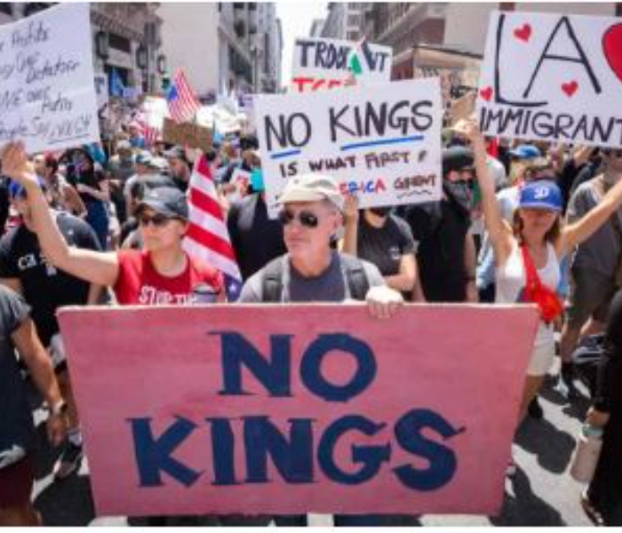 8 million people turned against the US president, protesting saying 