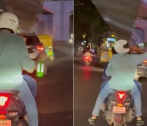 Youth triple bike riding with beer | ಯುವಕರ ಟ್ರಿಪಲ್ ಬೈಕ್‌ ರೈಡಿಂಗ್ ಬಿಯರ್ ದರ್ಬಾರ್ | Speed News Kannada