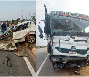 KSRTC bus collides with private bus in Tumku|ತುಮಕೂರಿನಲ್ಲಿ ಖಾಸಗಿ ಬಸ್‌ಗೆ ಕೆಎಸ್‌ಆರ್‌ಟಿಸಿ ಬಸ್ ಡಿಕ್ಕಿ|Speed News Kannada