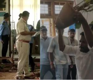 Student battleground on Kuvempu University campus|ಕುವೆಂಪು ವಿವಿ ಆವರಣ...