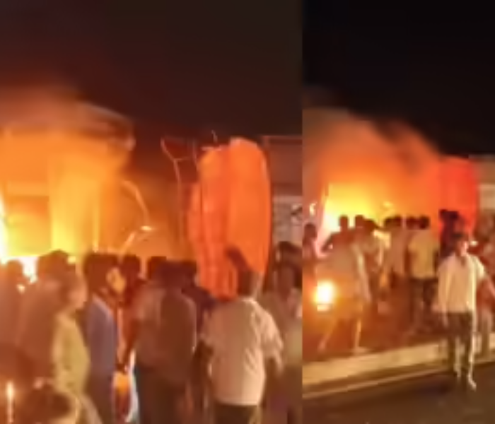 in gujarat highway bus hit tanker; 4 died| ಗುಜರಾತ್‌ ಹೆದ್ದಾರಿಯಲ್ಲಿ ಬಸ್‌- ಟ್ಯಾಂಕರ್‌ ಡಿಕ್ಕಿ; ನಾಲ್ವರ ಸಾವು| Speed News Kannada
