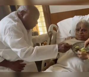 Final words Deve Gowda spoke to Chennamma | ನಾನು ನಿನ್‌ ಜೊತೆ ಇರ್ಬೇಕೋ...
