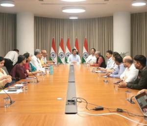 Kannadiga Pralhad Joshi assumes office as Union Education Minister ...